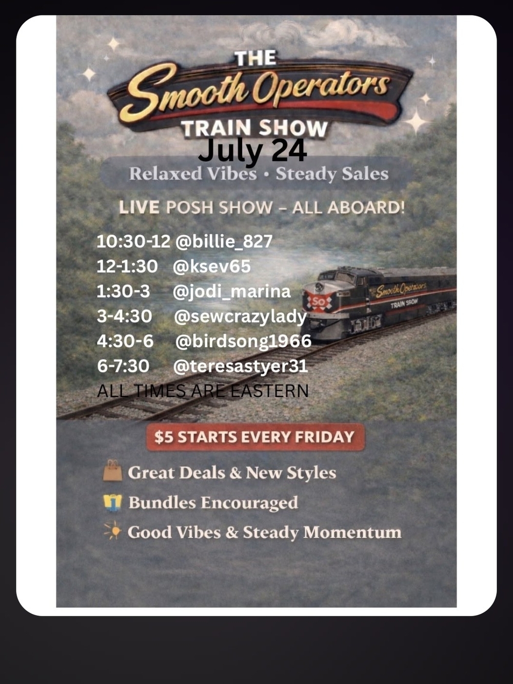 The Smooth Operators TRAIN